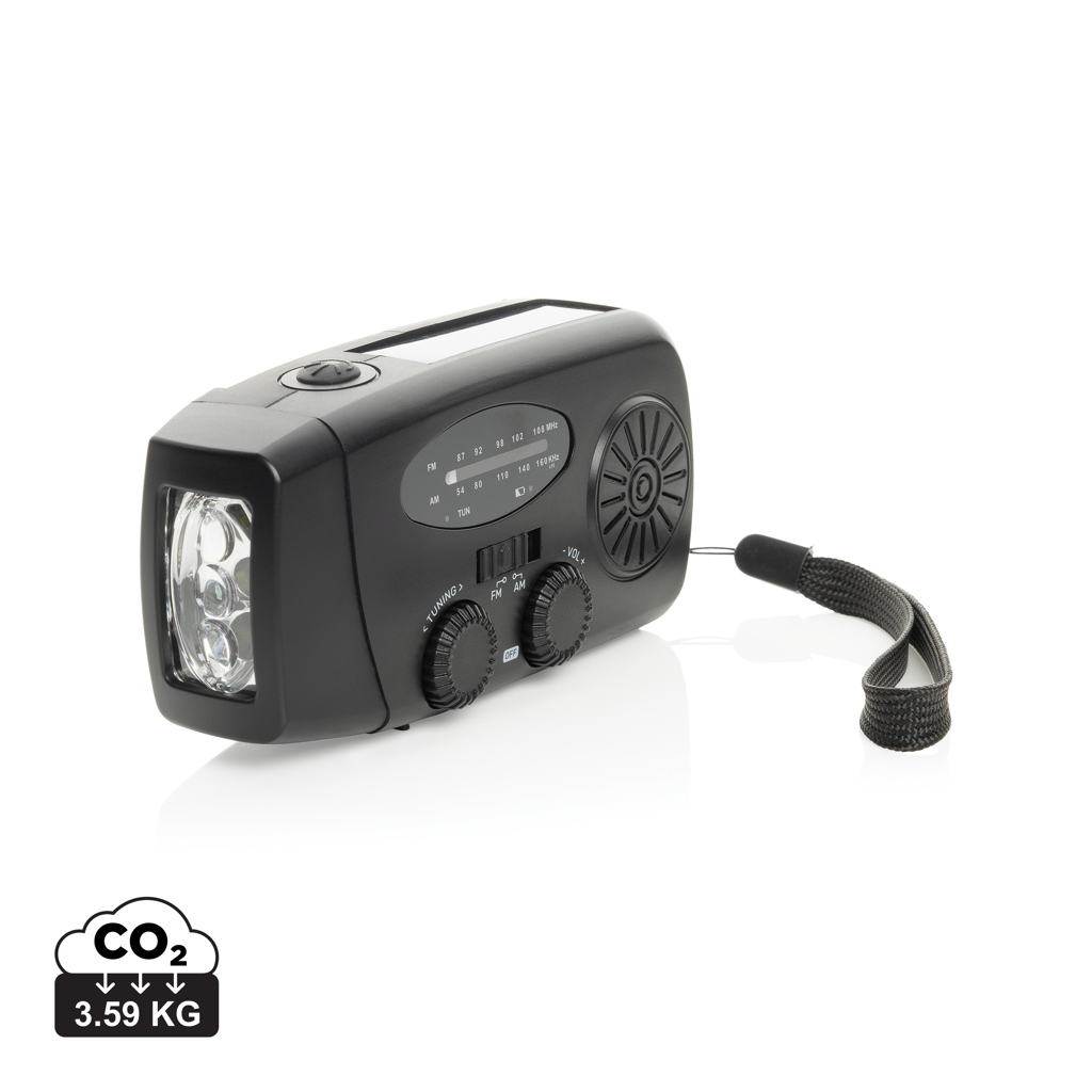 XD Collection RescueWave RCS recycled plastic emergency radio