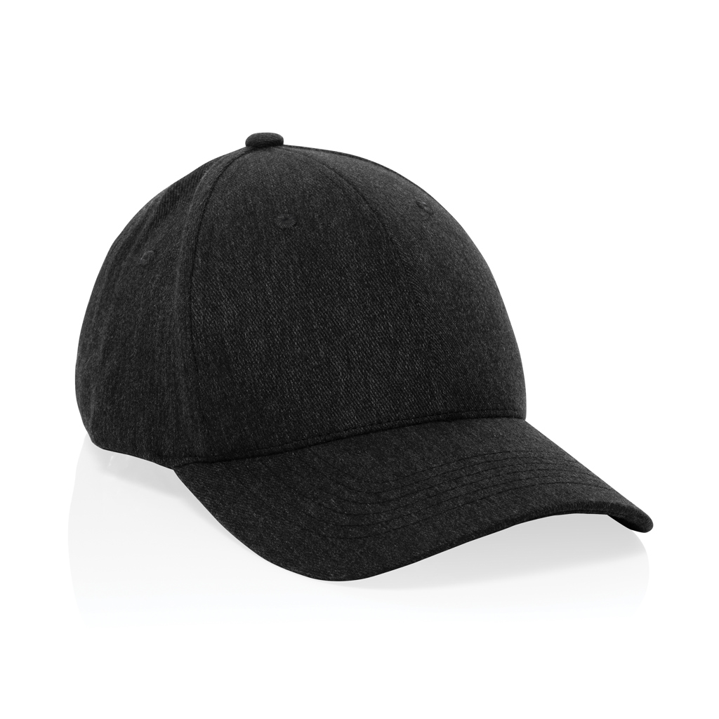 XD Collection Milo AWARE™ recycled heather 6 panel cap 200gr