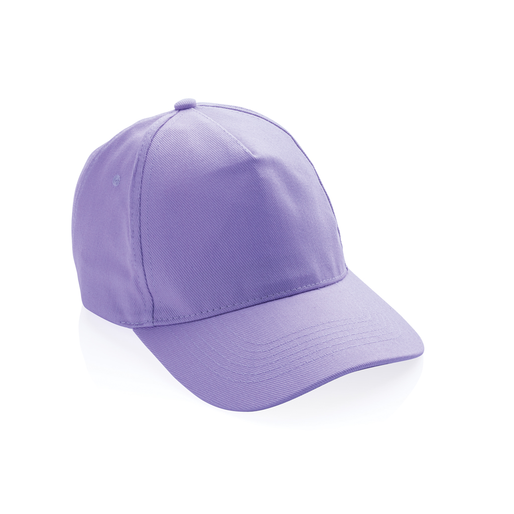 XD Collection Impact 5panel 280gr Recycled cotton cap with AWARE™ tracer