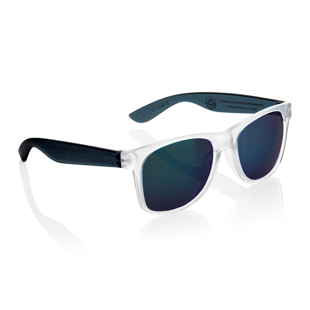 XD Collection Gleam RCS recycled PC mirror lens sunglasses