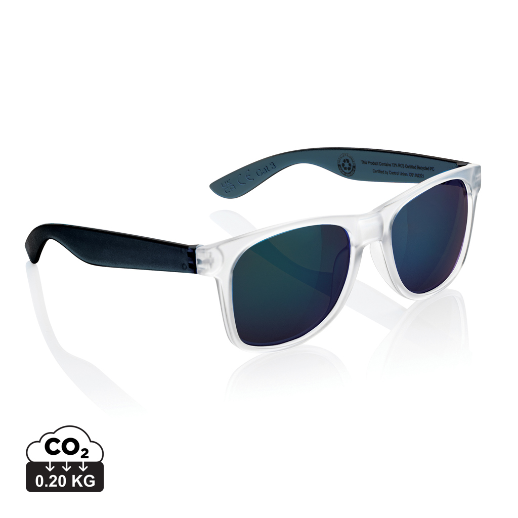 XD Collection Gleam RCS recycled PC mirror lens sunglasses
