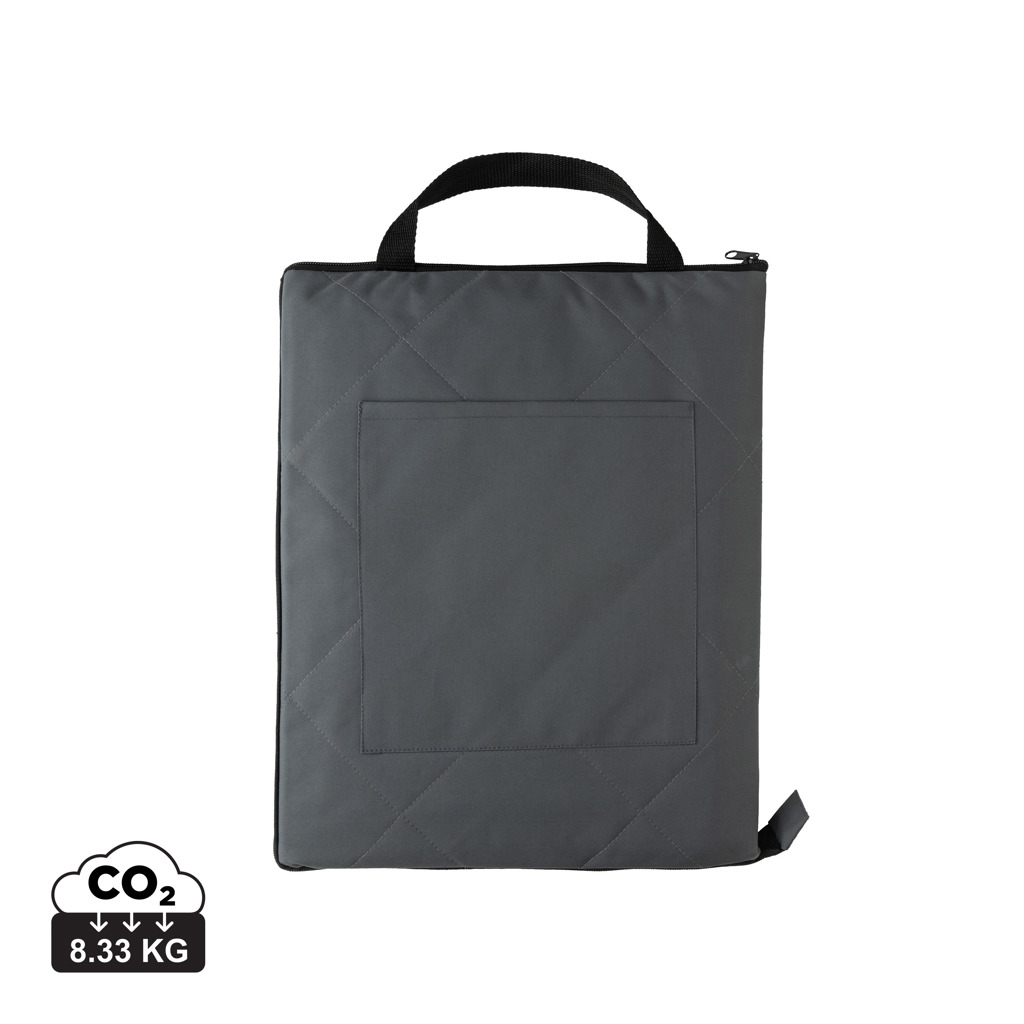 XD Collection Impact Aware™ RPET foldable quilted picnic blanket