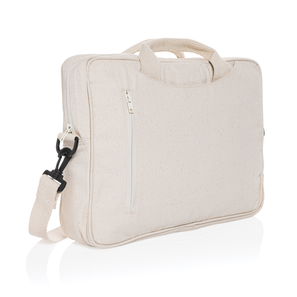 XD Collection Laluka AWARE™ recycled cotton 15.4 inch laptop bag