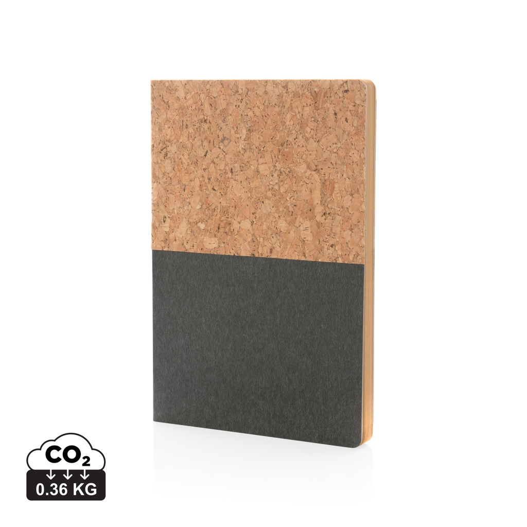 XD Collection A5 cork & kraft notebook