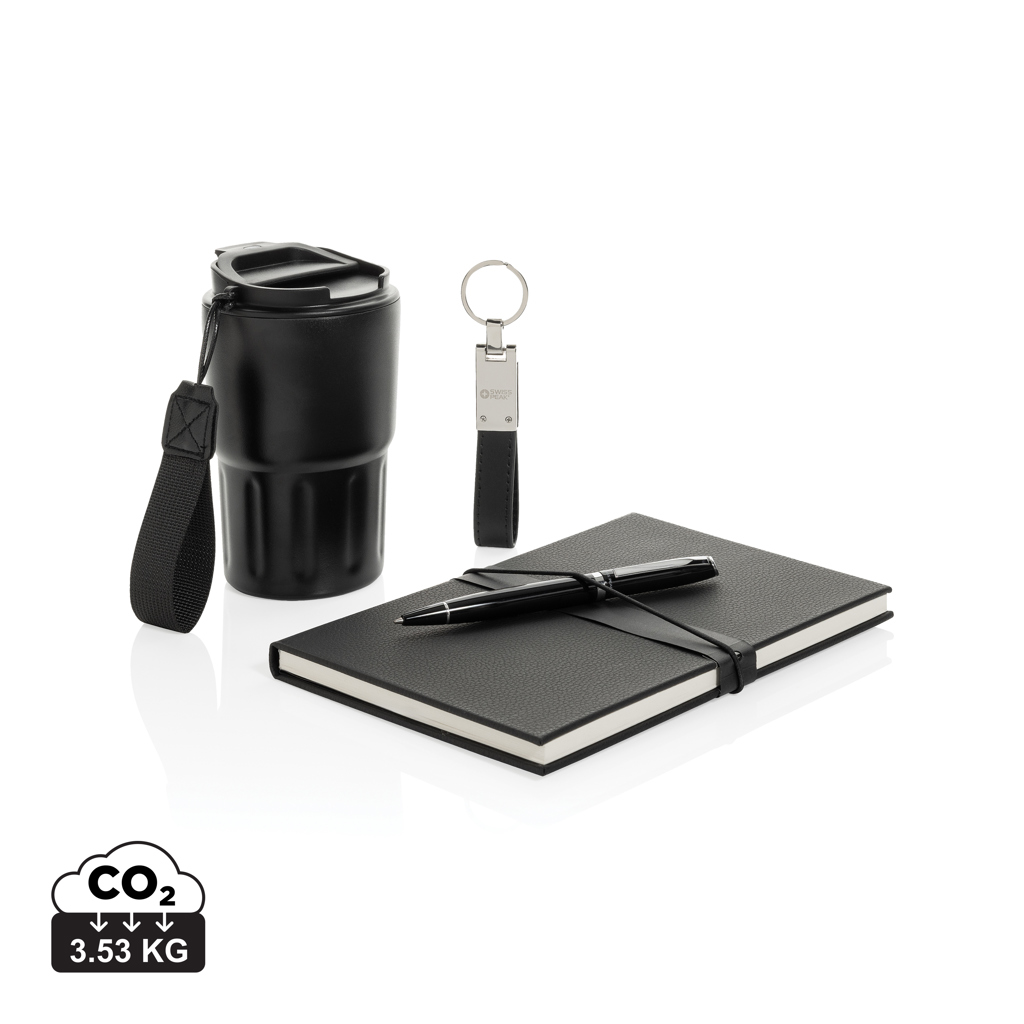 Swiss Peak Swiss Peak RCS certified deluxe business gift set w/ tumbler