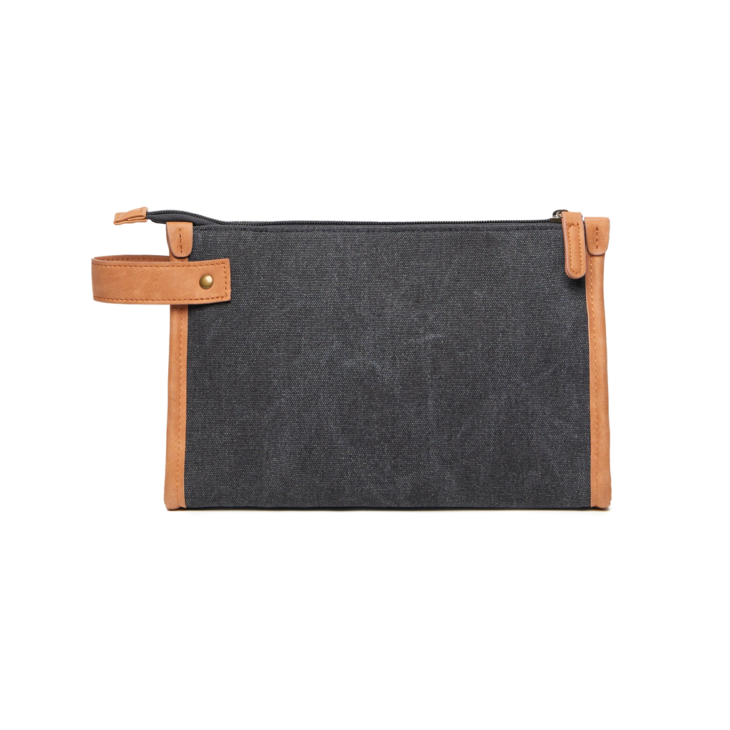 Vinga VINGA Bosler GRS recycled canvas toiletry bag