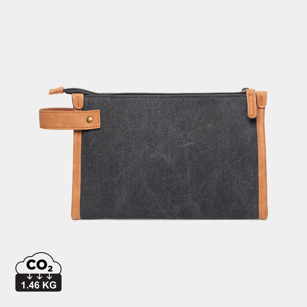 Vinga VINGA Bosler GRS recycled canvas toiletry bag
