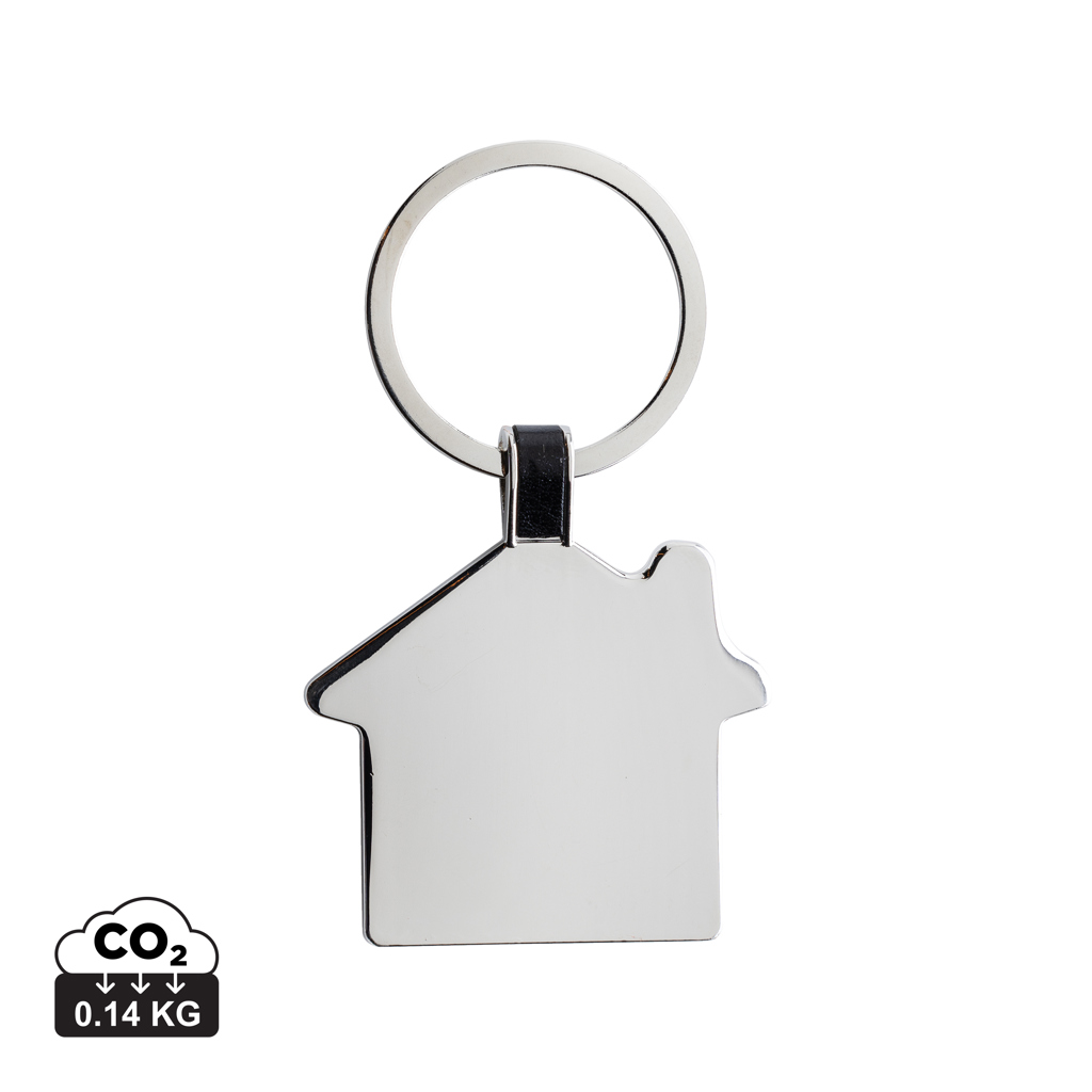 XD Collection RCS recycled zinc alloy house keyring
