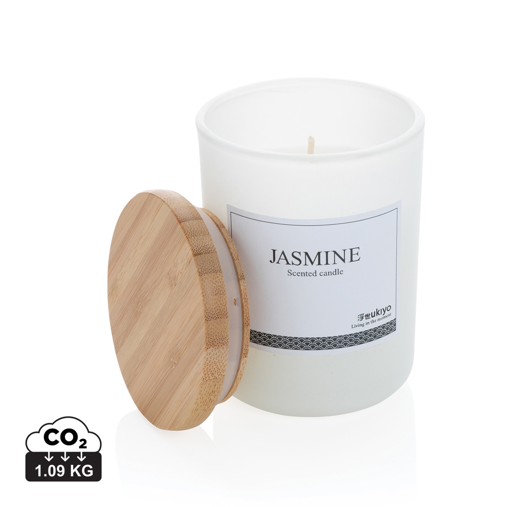 Ukiyo Ukiyo deluxe scented candle with bamboo lid
