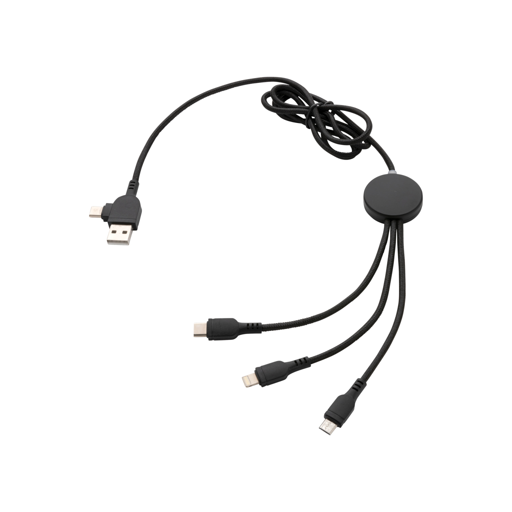 XD Collection Light up logo 6-in-1 cable