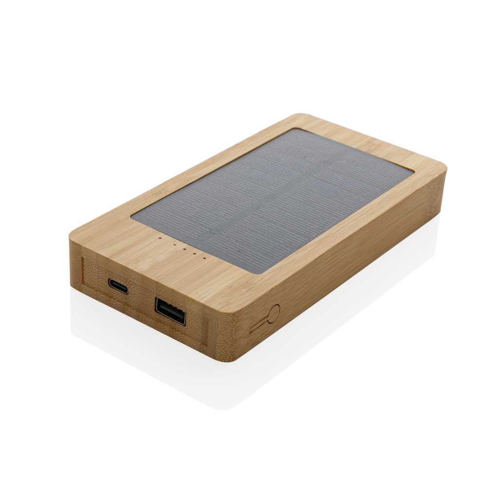 XD Collection Sunwick 10.000 mAh Bamboo solar powerbank