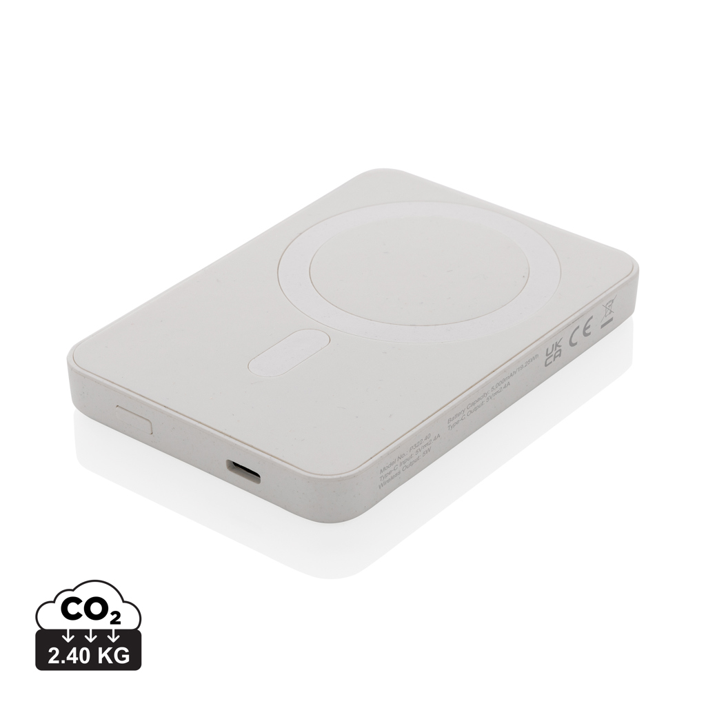 XD Collection Magnetix RCS recycled plastic 5000 mah magnetic powerbank