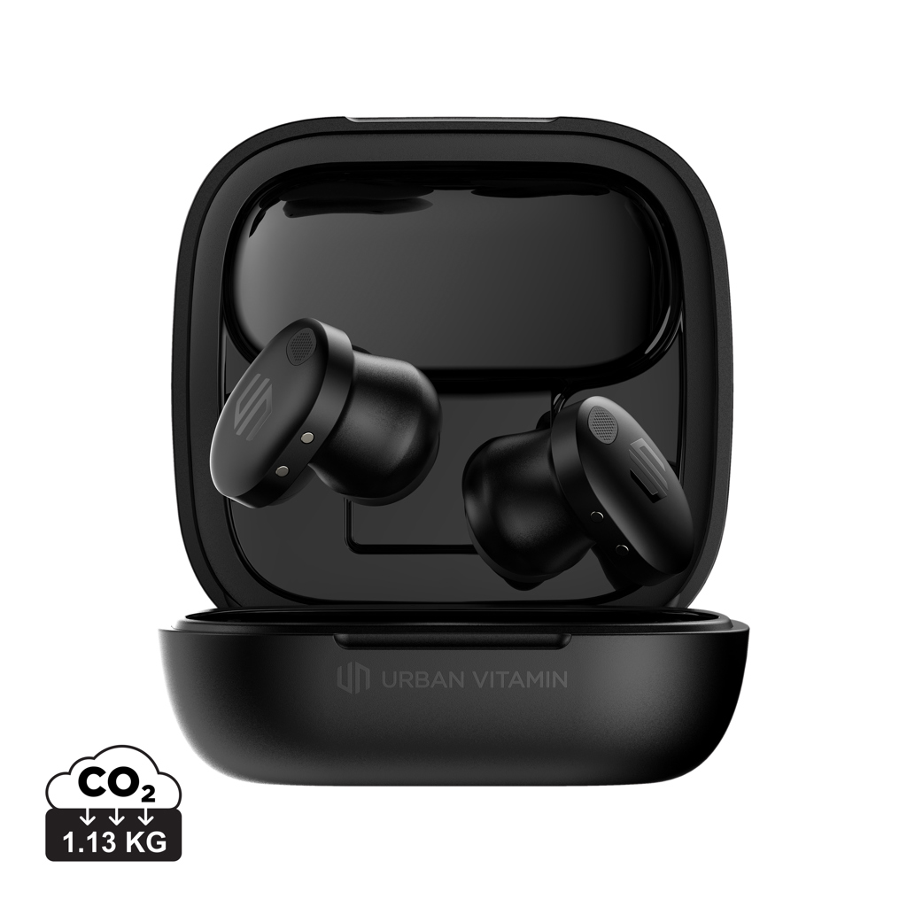 Urban Vitamin Lakewood RCS recycled and repairable wireless earbuds