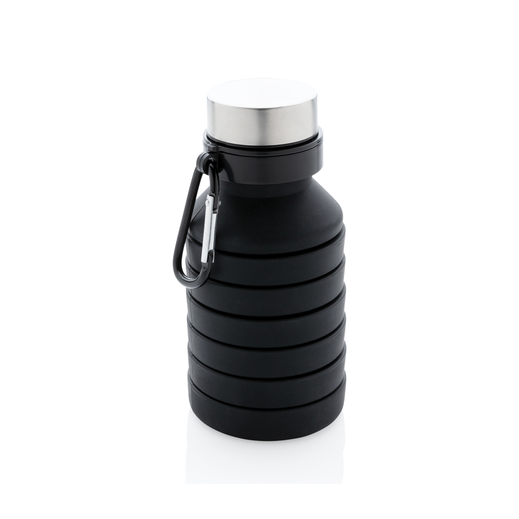 XD Collection Leakproof collapsible silicone bottle with lid