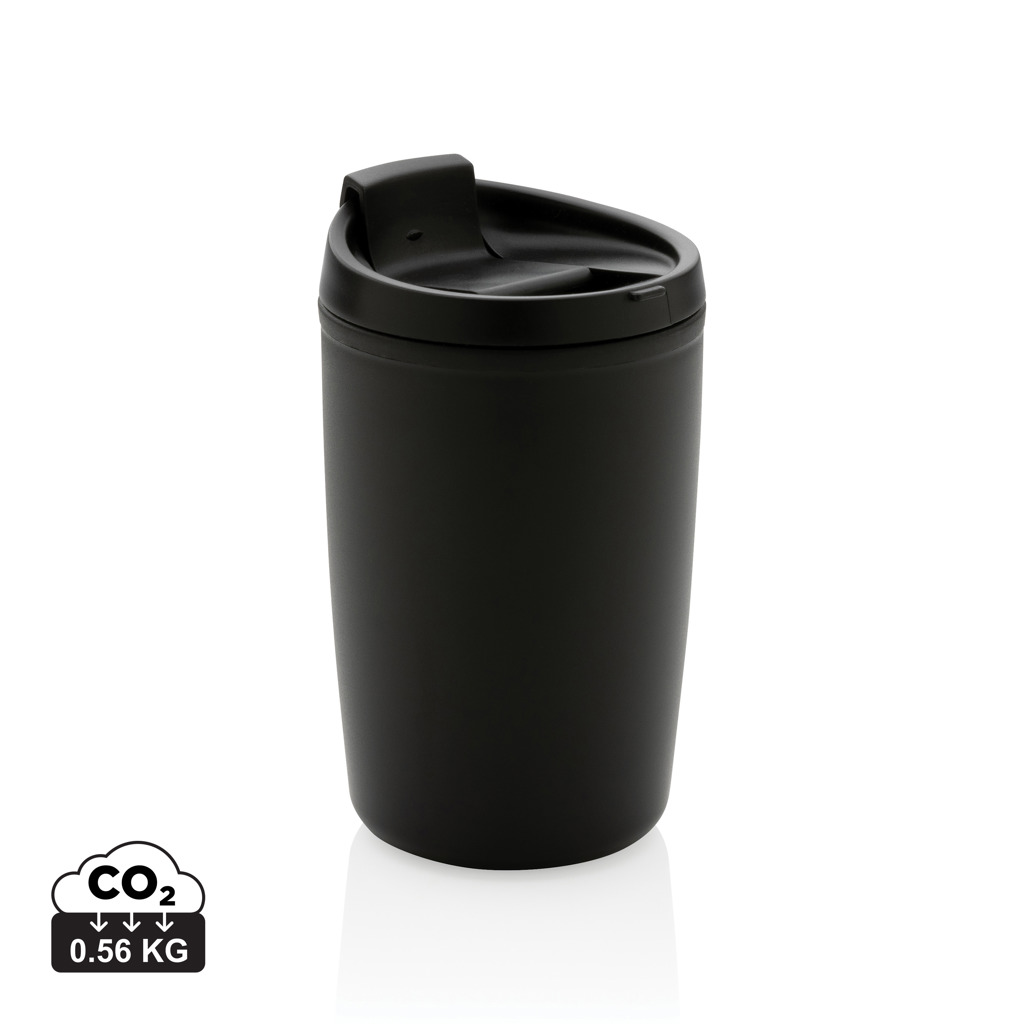 XD Collection GRS Recycled PP tumbler with flip lid