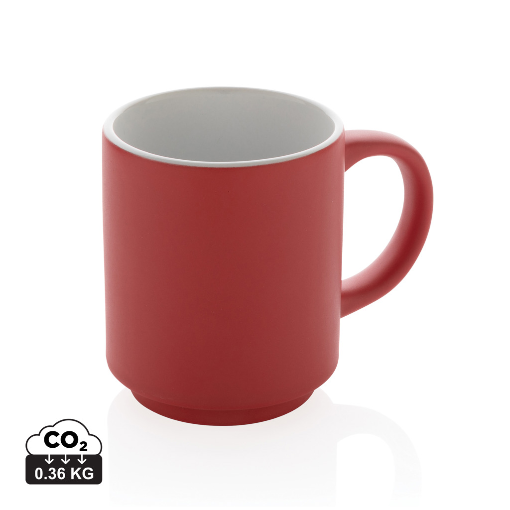 XD Collection Ceramic stackable mug 180ml
