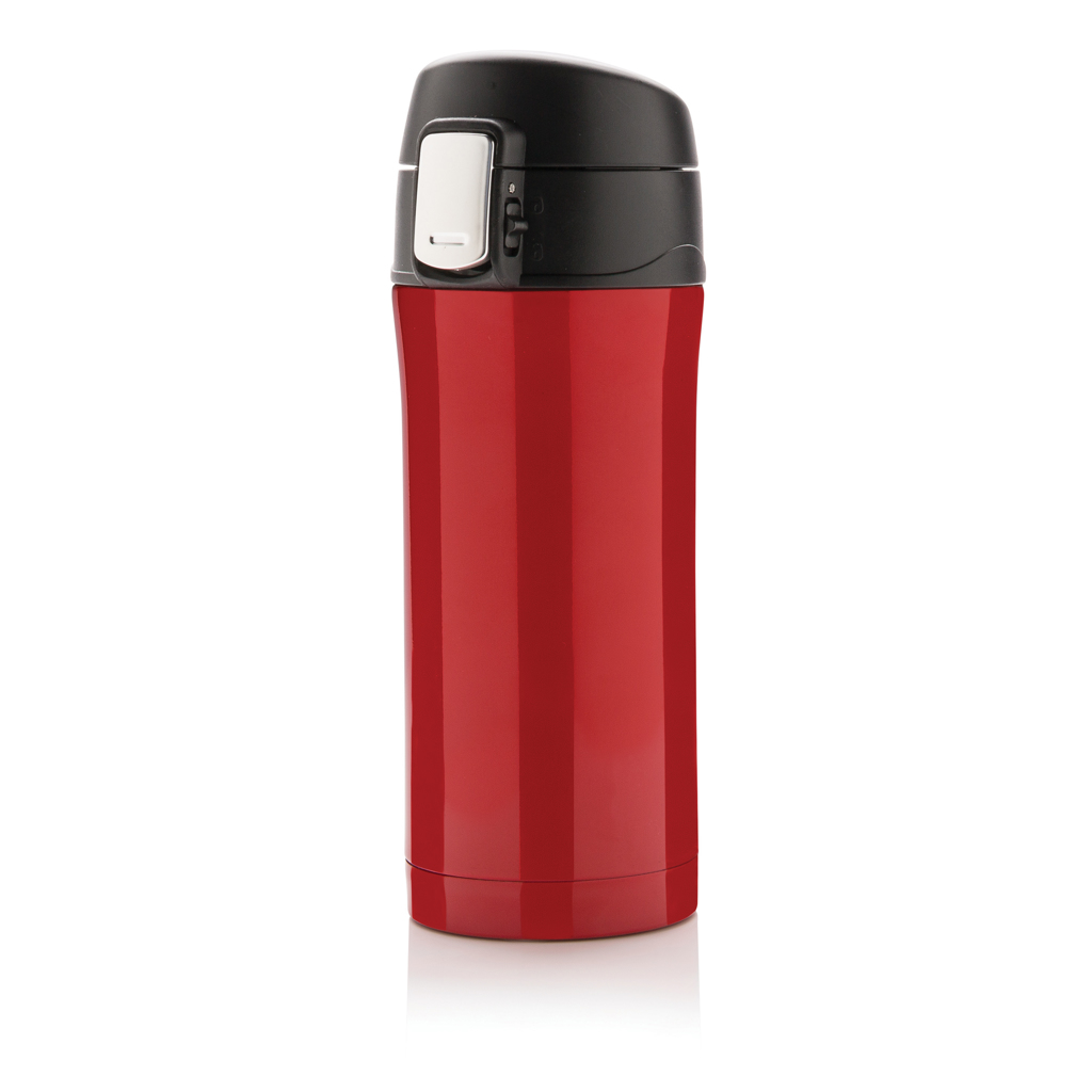 XD Collection RCS Recycled stainless steel easy lock vacuum mug