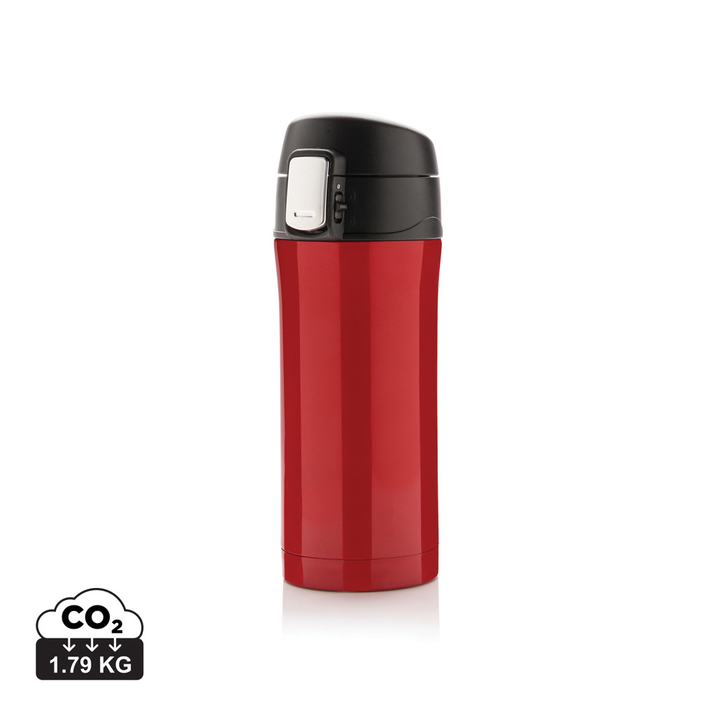 XD Collection RCS Recycled stainless steel easy lock vacuum mug