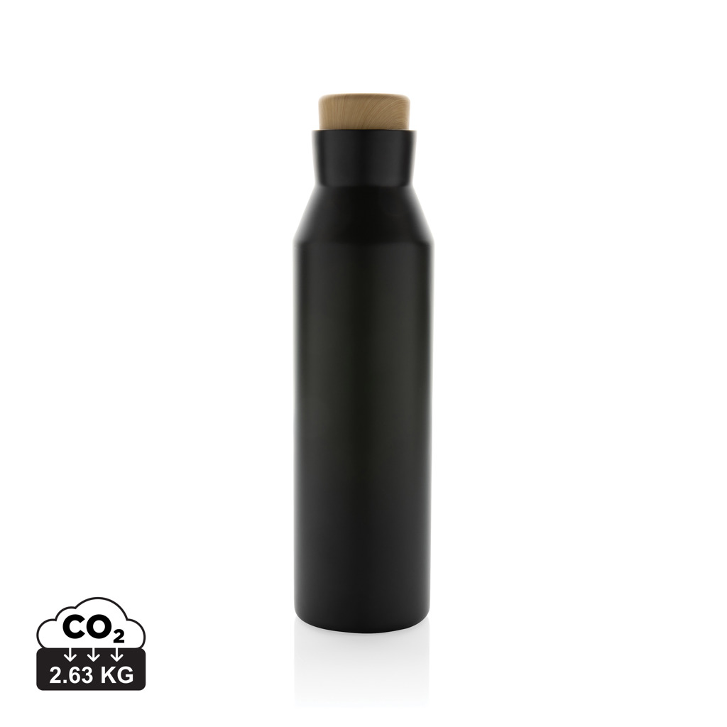 XD Collection Gaia RCS certified recycled stainless steel vacuum bottle