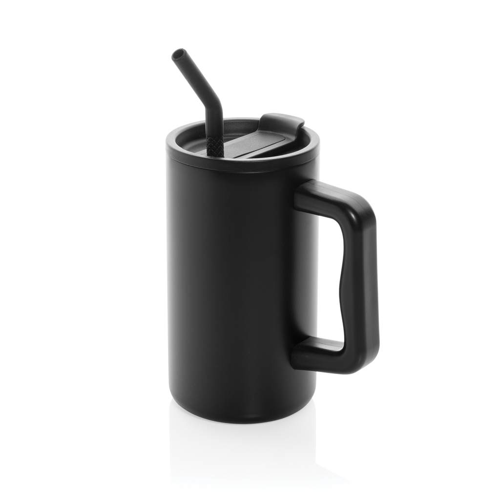 XD Collection Cube RCS certified recycled steel mug 800ml