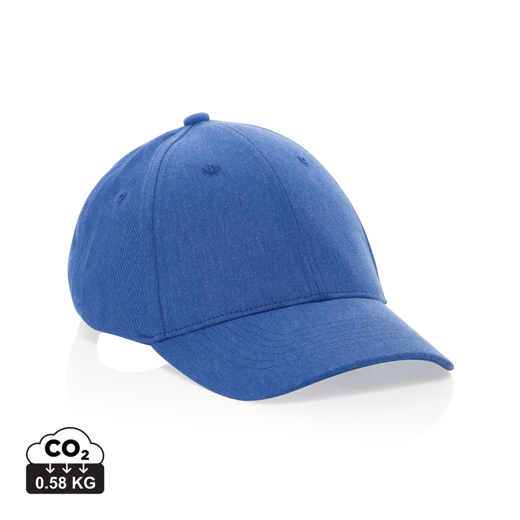 XD Collection Milo AWARE™ recycled heather 6 panel cap 200gr