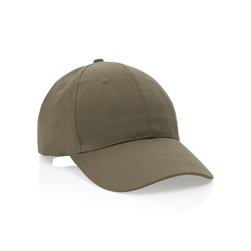 XD Collection Impact 6 panel 190gr Recycled cotton cap with AWARE™ tracer