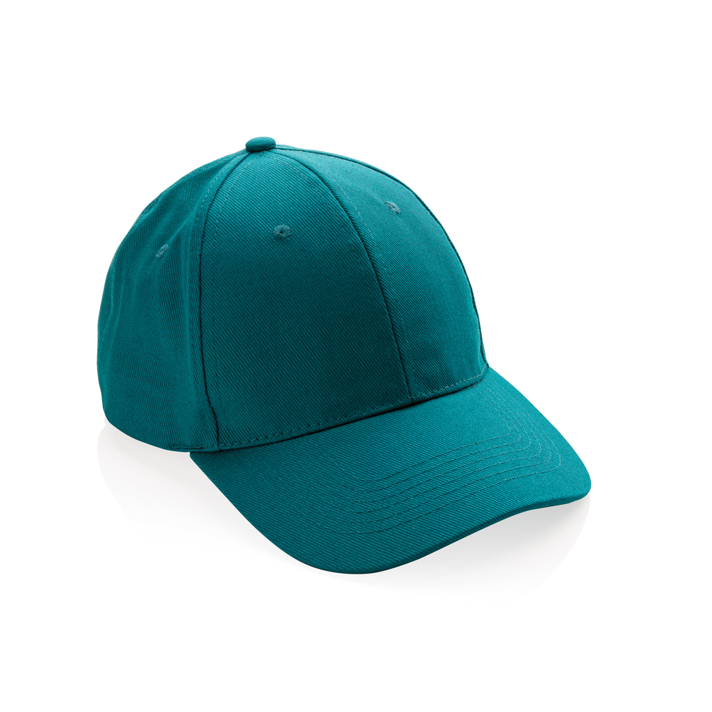 XD Collection Impact 6 panel 280gr Recycled cotton cap with AWARE™ tracer
