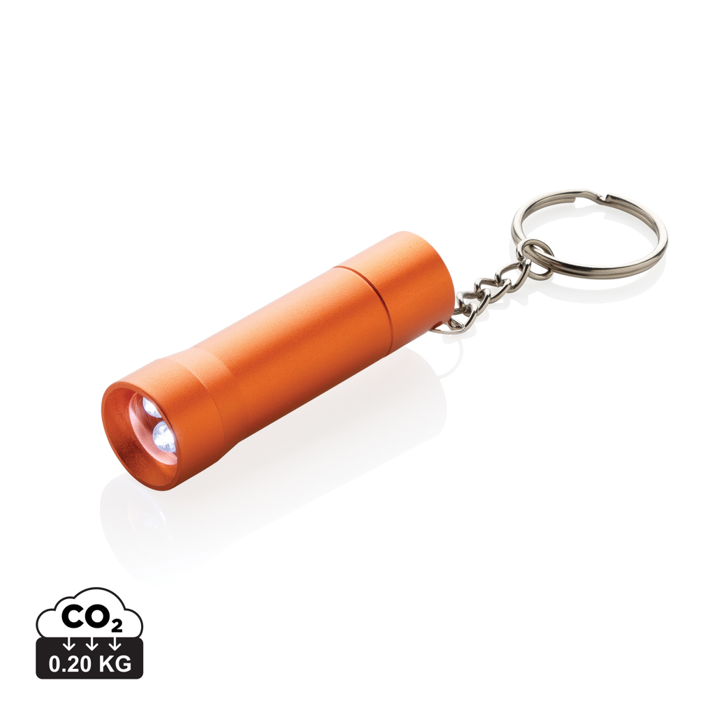 XD Collection Flash RCS recycled aluminium keychain torch