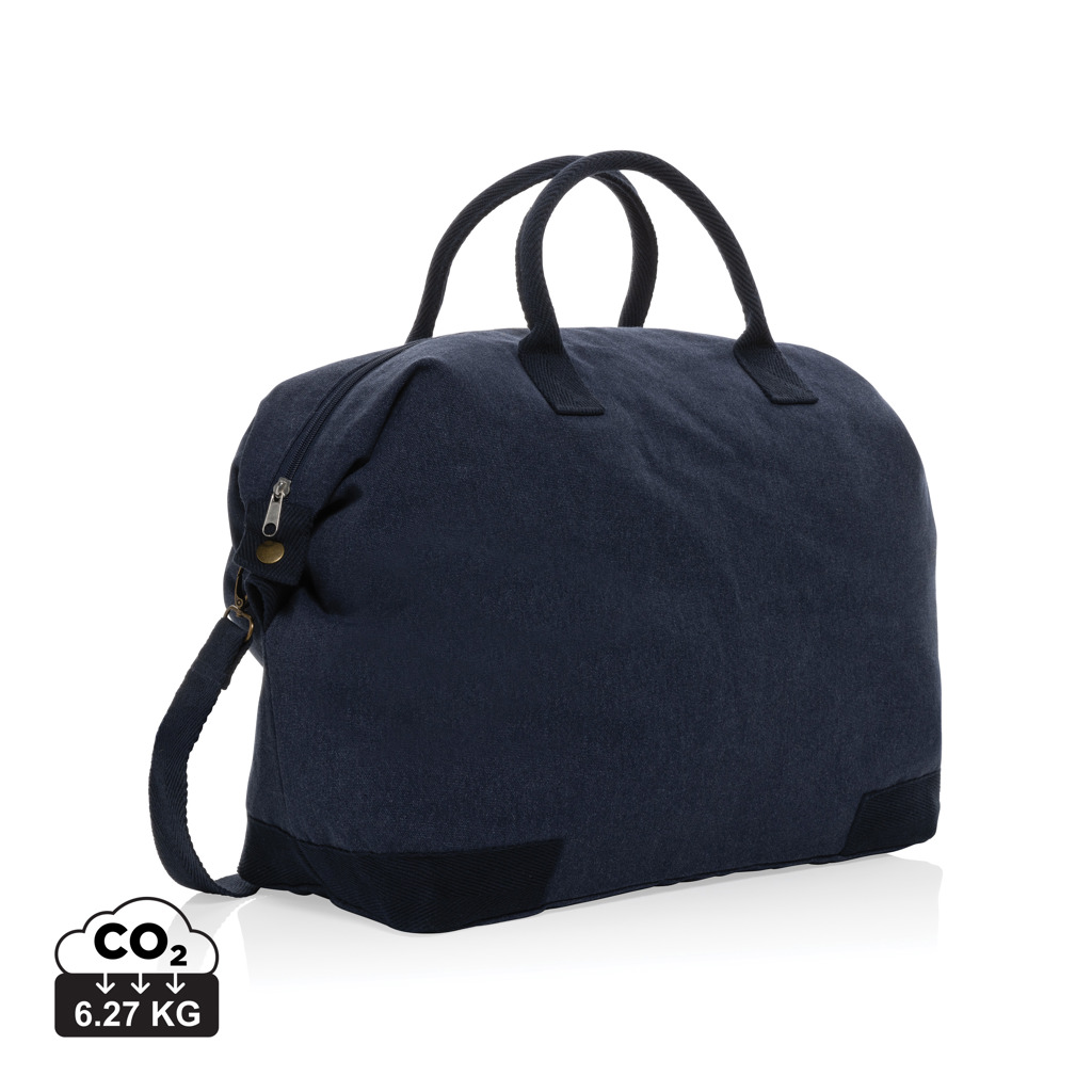 XD Collection Kezar AWARE™ 500 gsm recycled canvas deluxe weekend bag