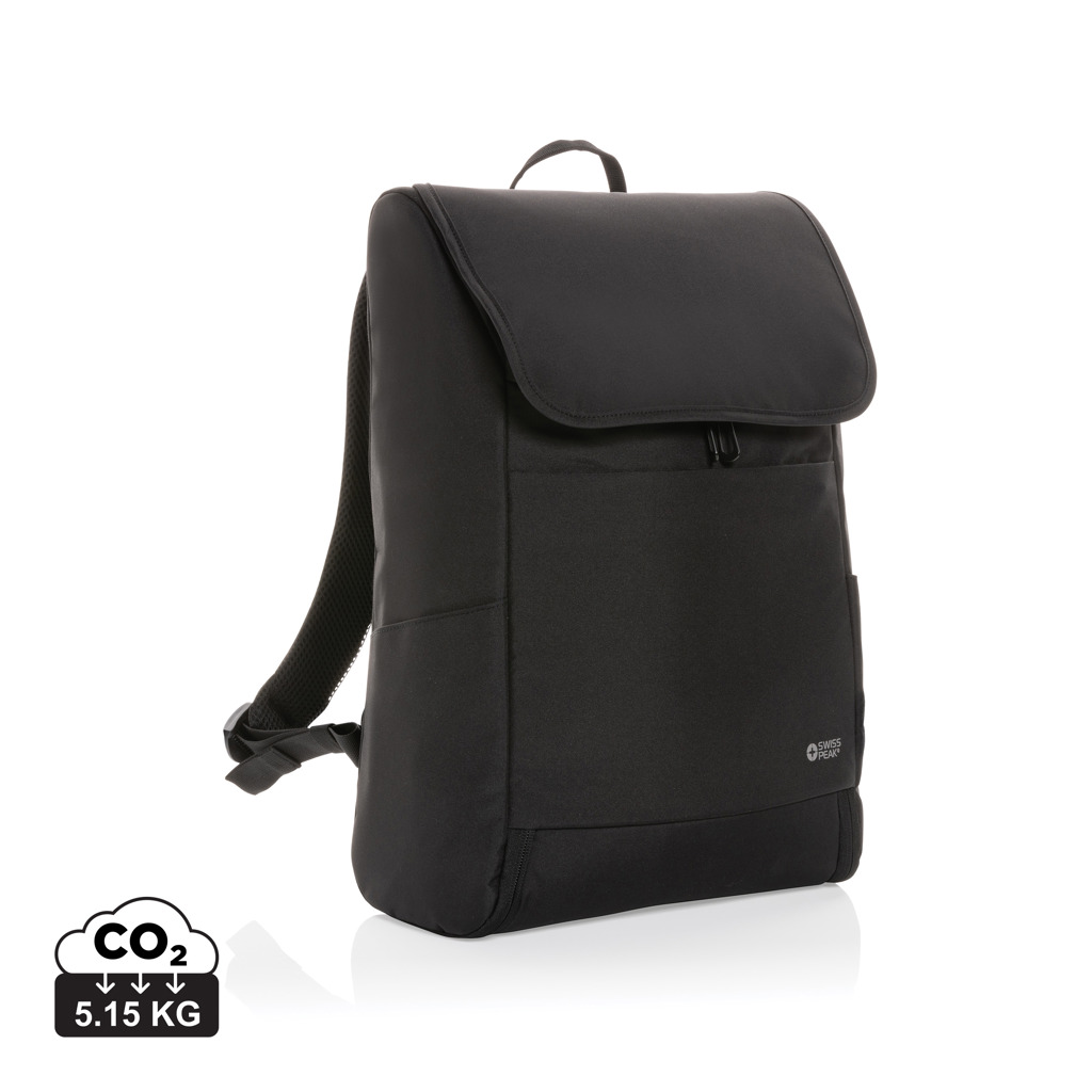 Swiss Peak Swiss Peak Fern AWARE™ RPET all over zipper 15.6″ backpack