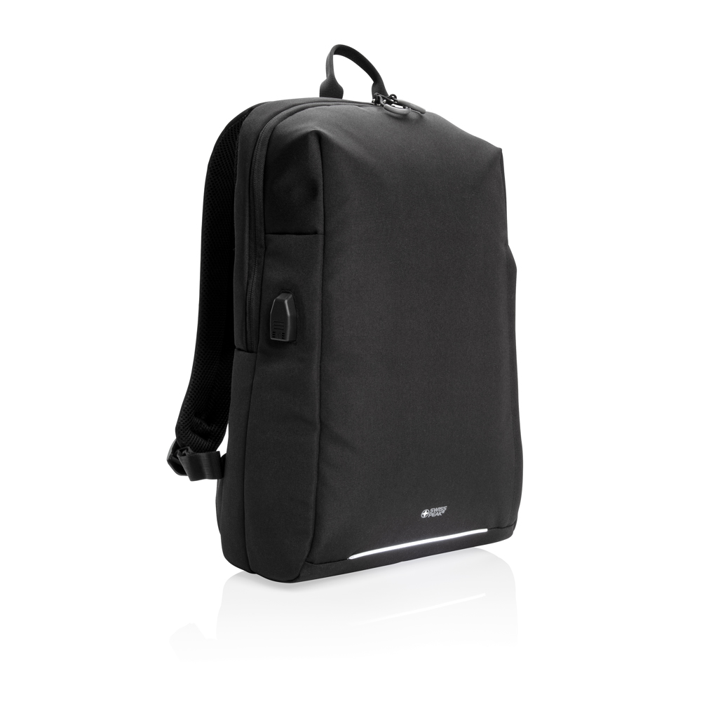 Swiss Peak Swiss Peak AWARE™ RFID and USB A laptop backpack
