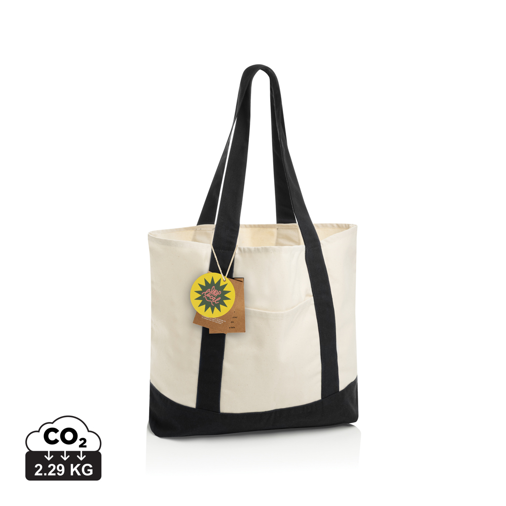 XD Xclusive SHOP LOCAL AWARE™ recycled cotton 350gsm Tote bag