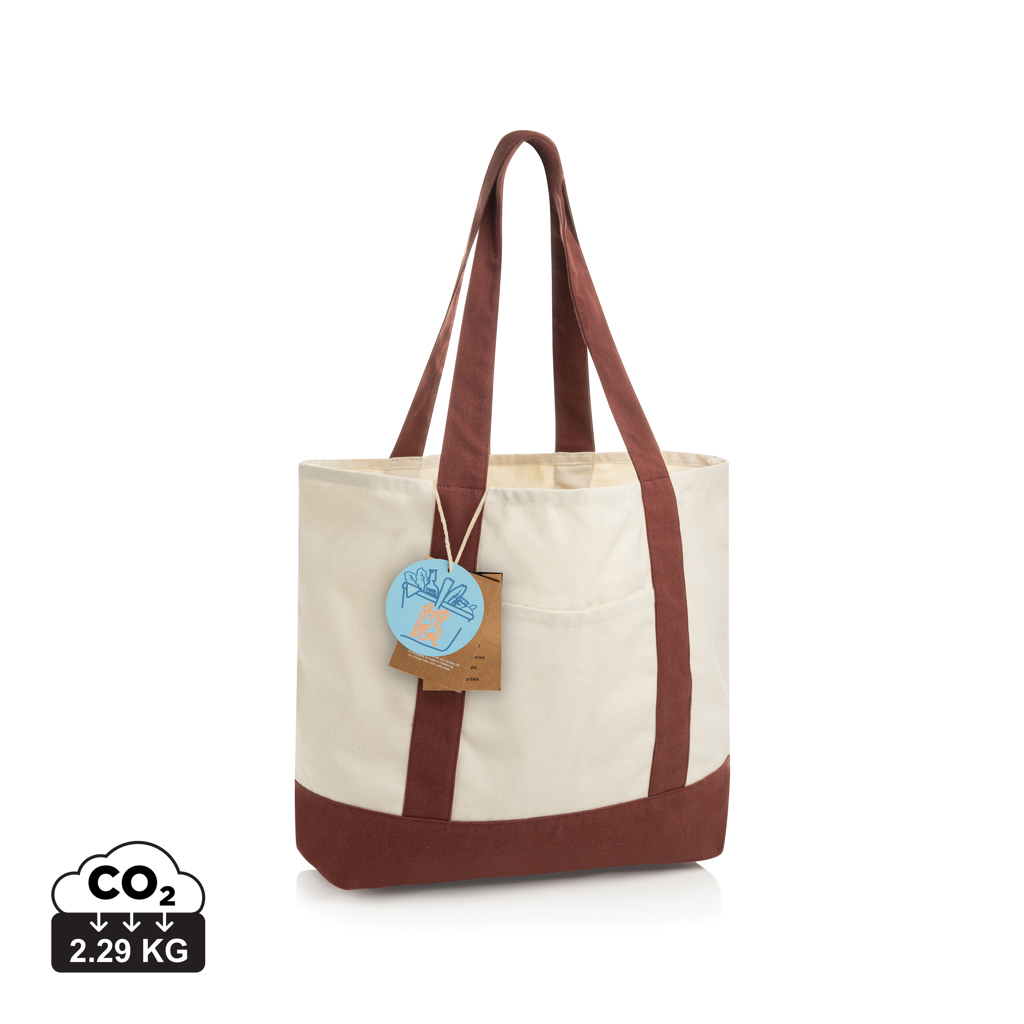 XD Xclusive SHOP LOCAL AWARE™ recycled cotton 350gsm Tote bag