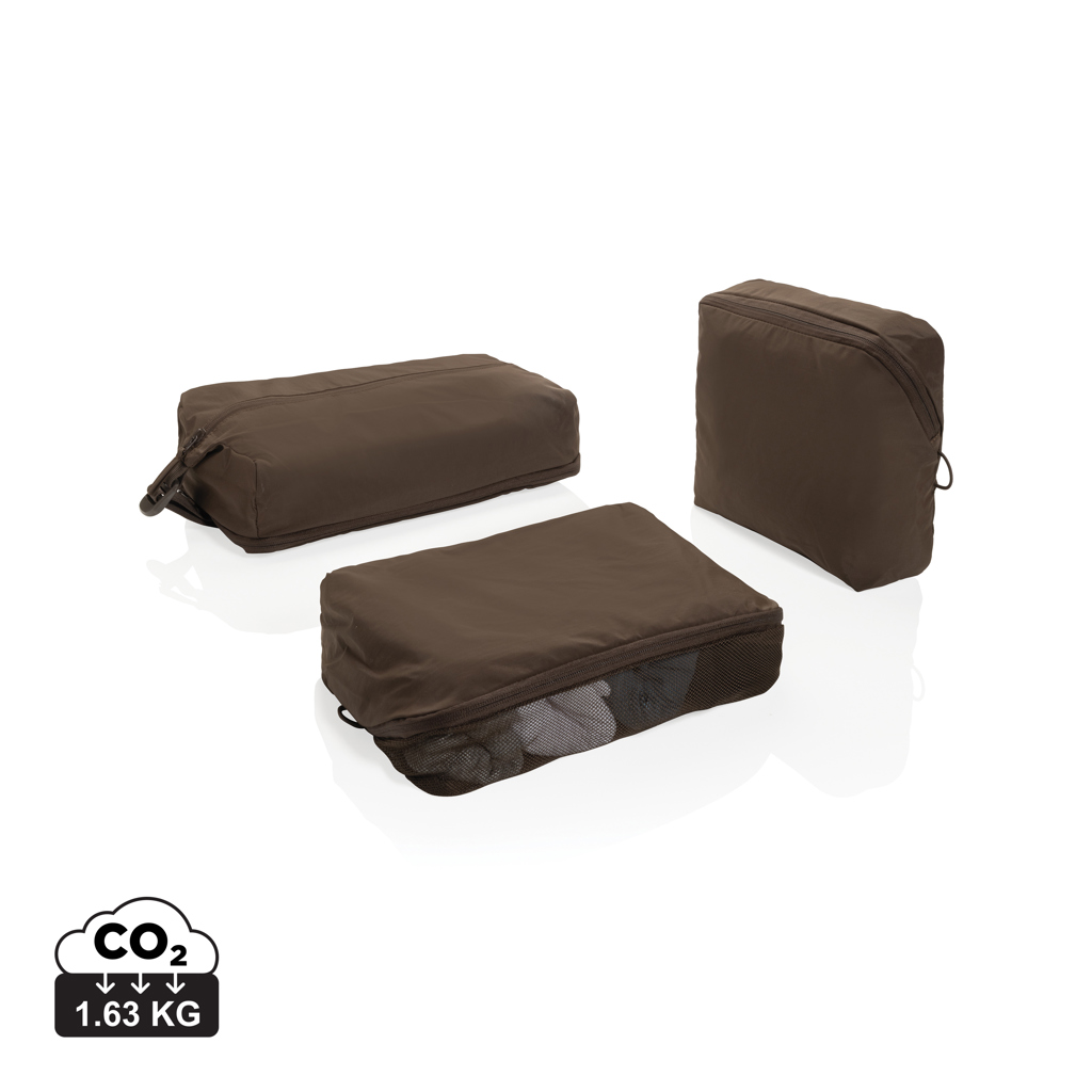 XD Xclusive KENTO URBAN RCS recycled nylon packing cube set