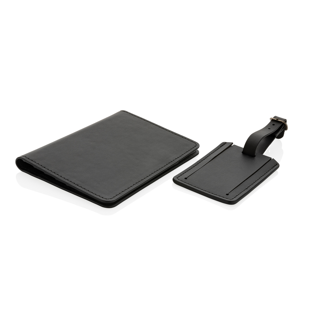 Swiss Peak Swiss Peak GRS recycled PU travel gift set