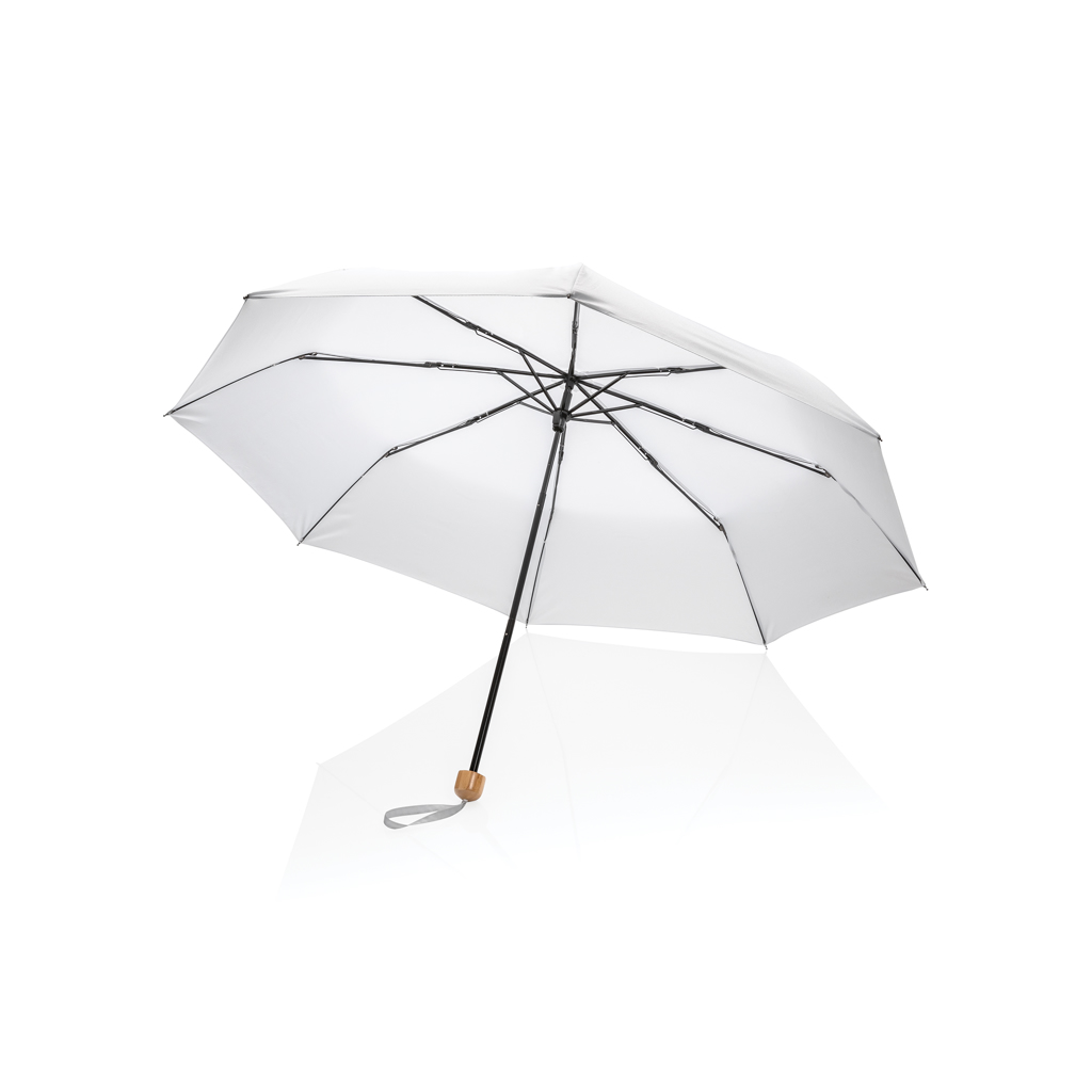 XD Collection 20.5″ Impact AWARE™ RPET 190T Pongee bamboo mini umbrella