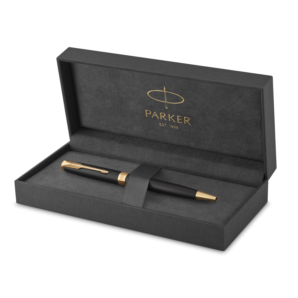 Parker Parker SONNET Ballpoint Pen, Matte Black with Palladium Trim
