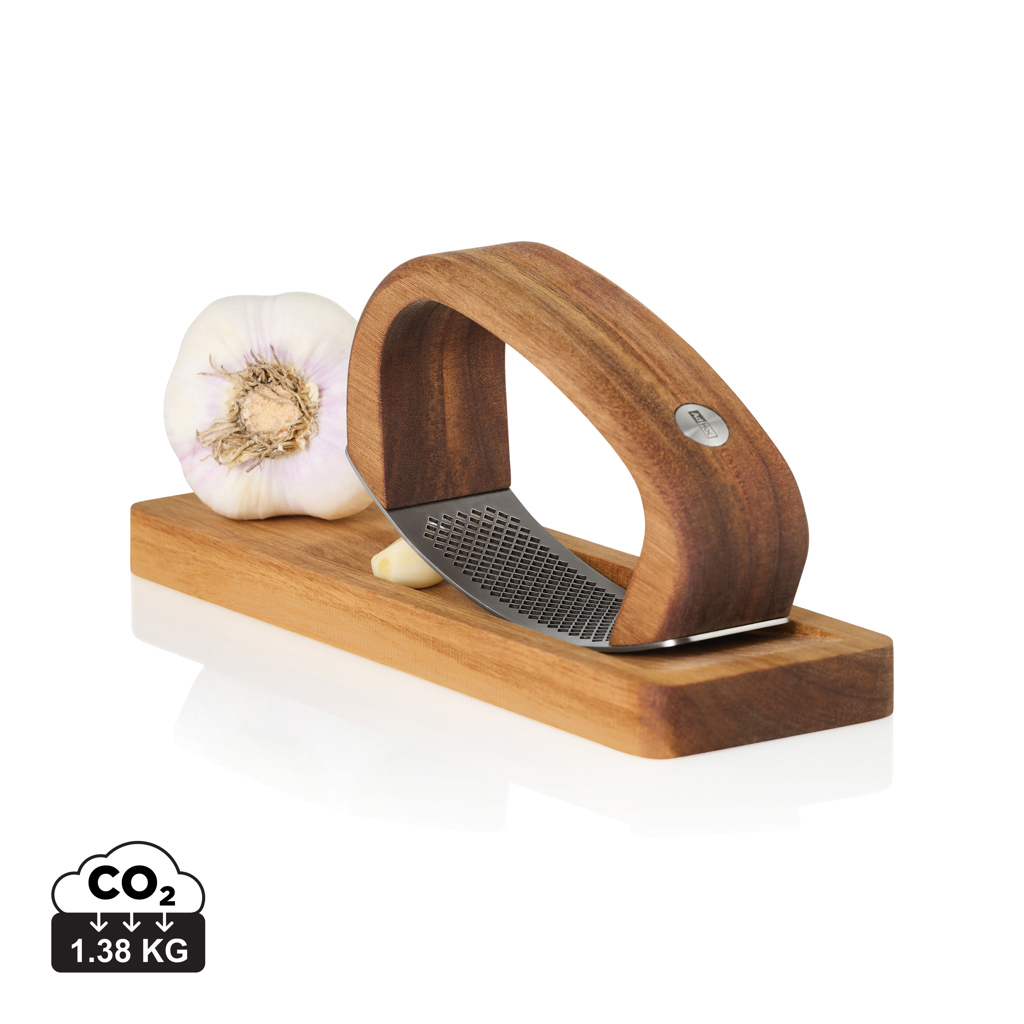 AdHoc AdHoc RoccaAlio Garlic press with chopping board