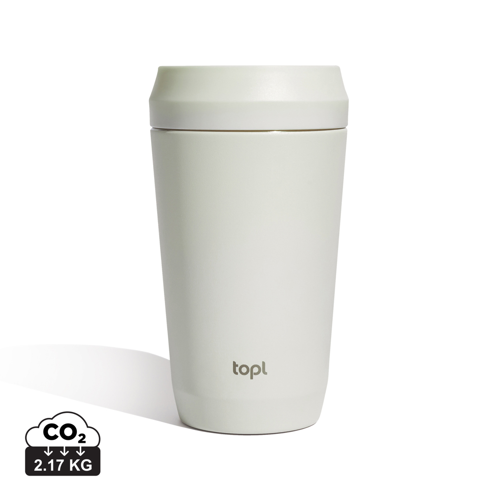 Topl Topl Recycled Steel To Go Tumbler Patented 360 Lid 354ml