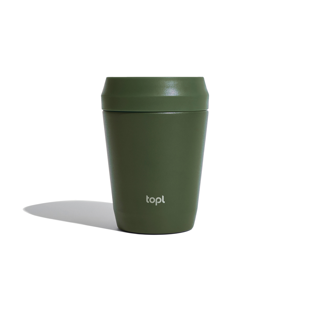 Topl Topl Recycled Steel To Go Tumbler Patented 360 Lid 235ml