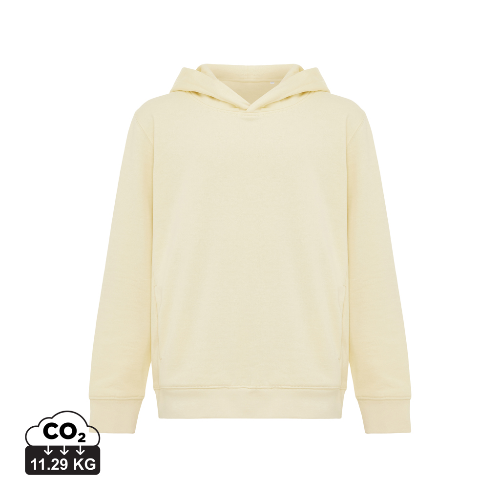 iqoniq IQONIQ Yengo kids recycled cotton hoodie with sidepockets