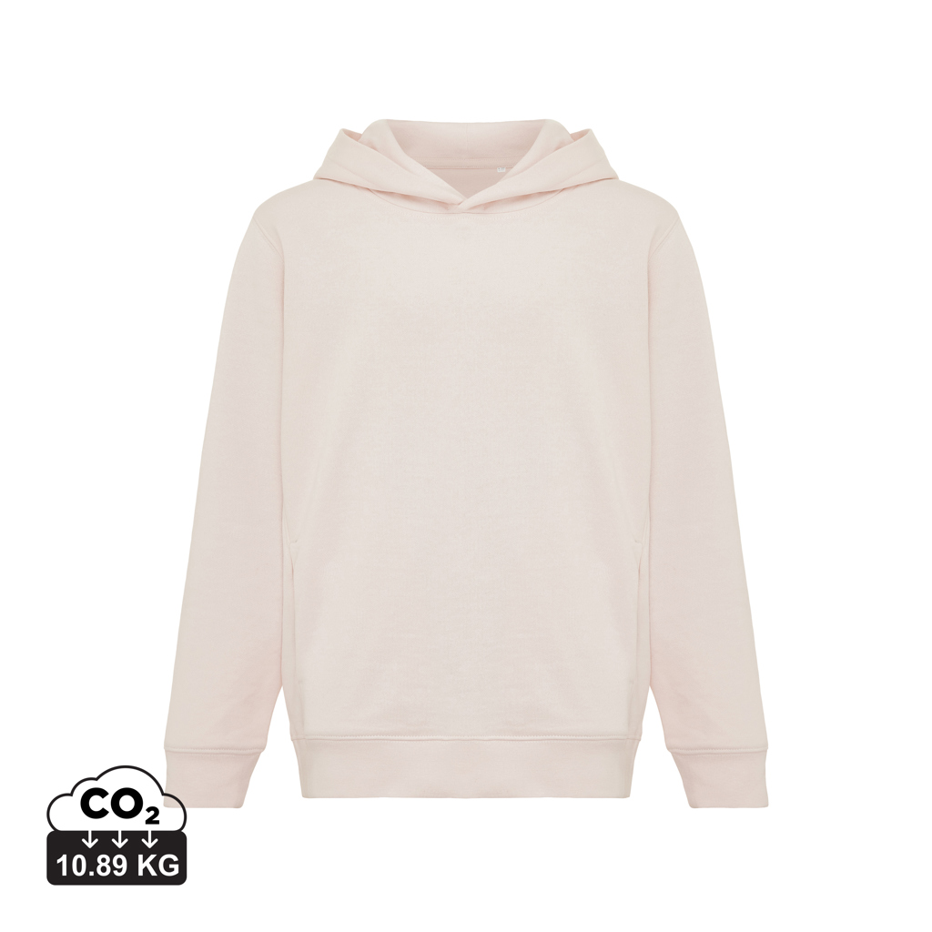 iqoniq IQONIQ Yengo kids recycled cotton hoodie with sidepockets