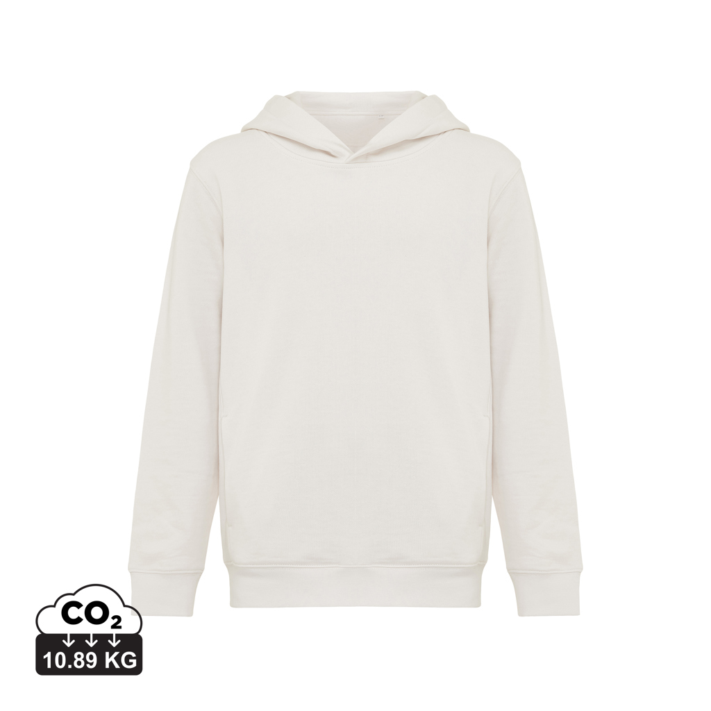 iqoniq IQONIQ Yengo kids recycled cotton hoodie with sidepockets