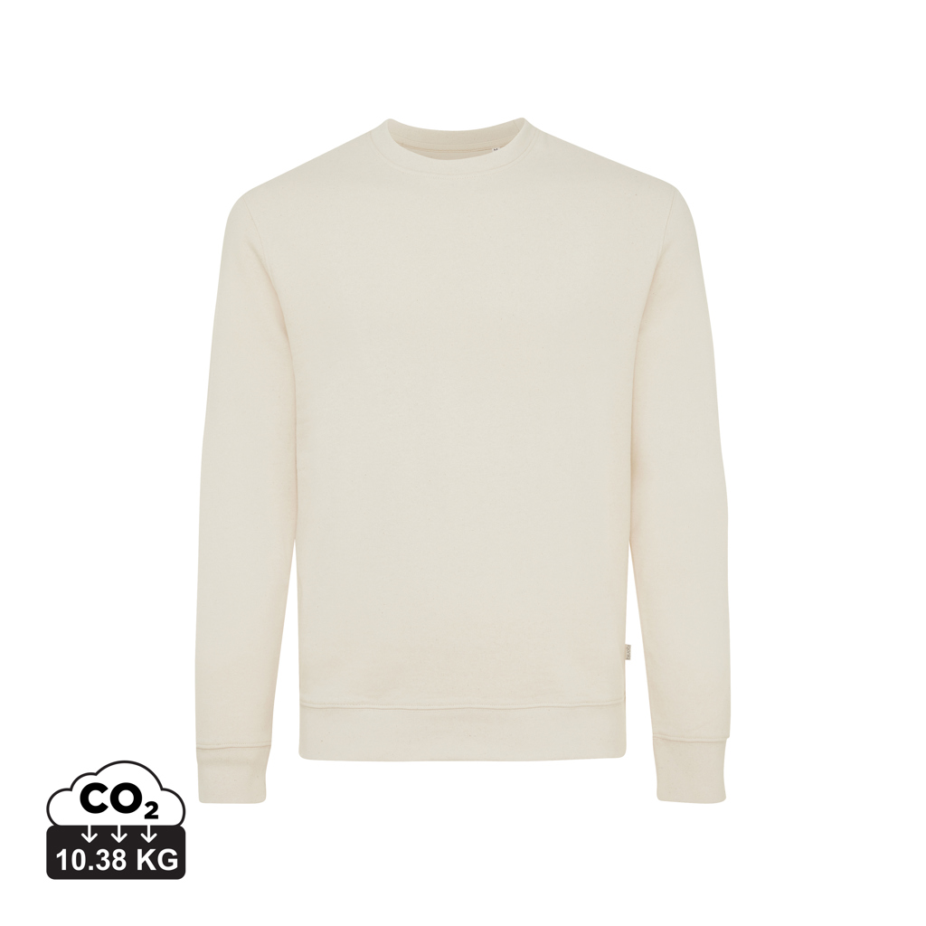 iqoniq IQONIQ Denali recycled cotton crew neck undyed
