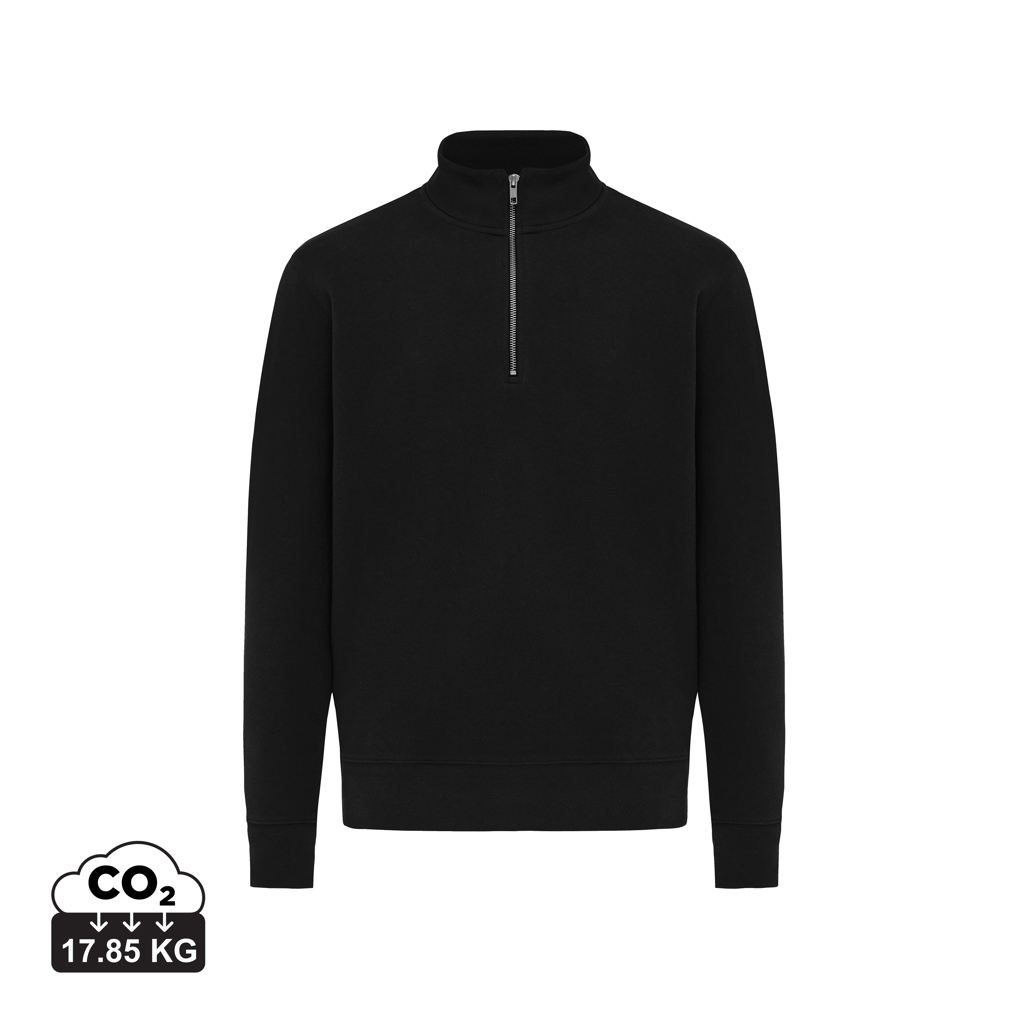 iqoniq IQONIQ Elgon recycled cotton quarter zip sweater