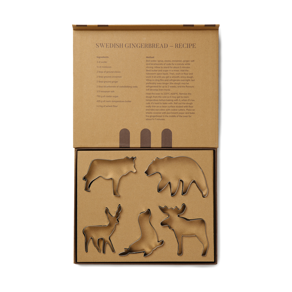 Vinga VINGA Nordic big 5 cookie cutter 5-piece set