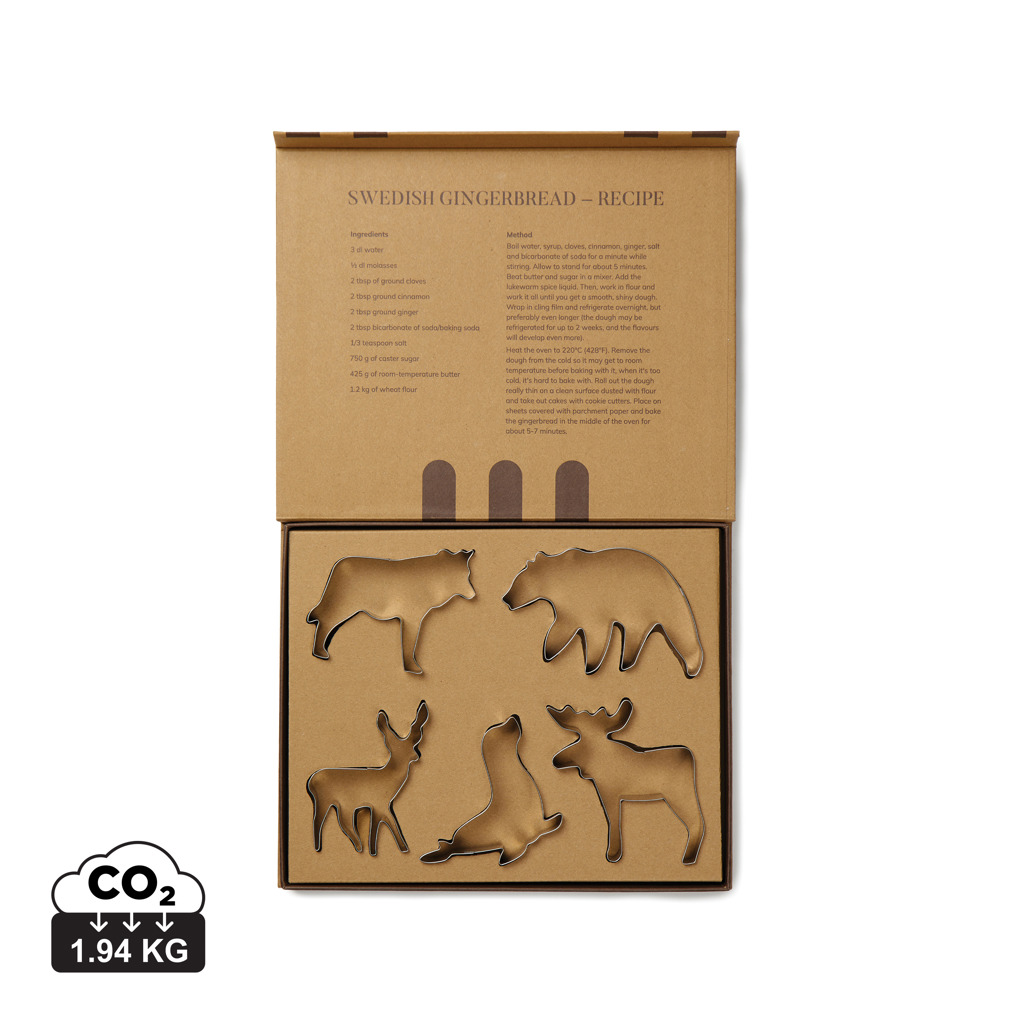 Vinga VINGA Nordic big 5 cookie cutter 5-piece set