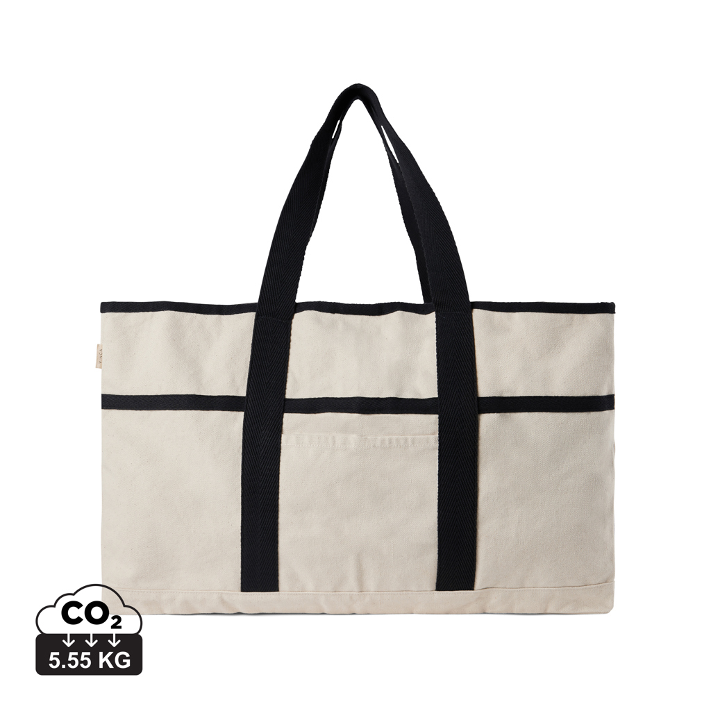 Vinga VINGA Volonne AWARE™ recycled canvas beach bag