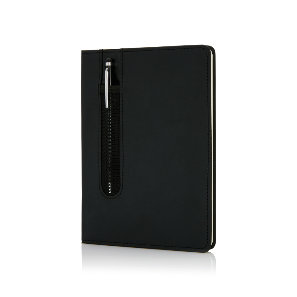 XD Collection Standard hardcover PU A5 notebook with stylus pen
